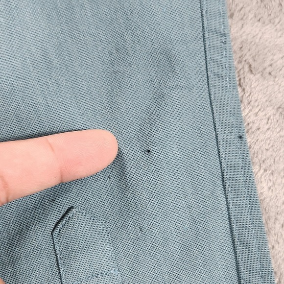 Kimes Ranch Shirt Mens Medium Blue Long Sleeve Western Coolmax Stretch Casual - Picture 7 of 12